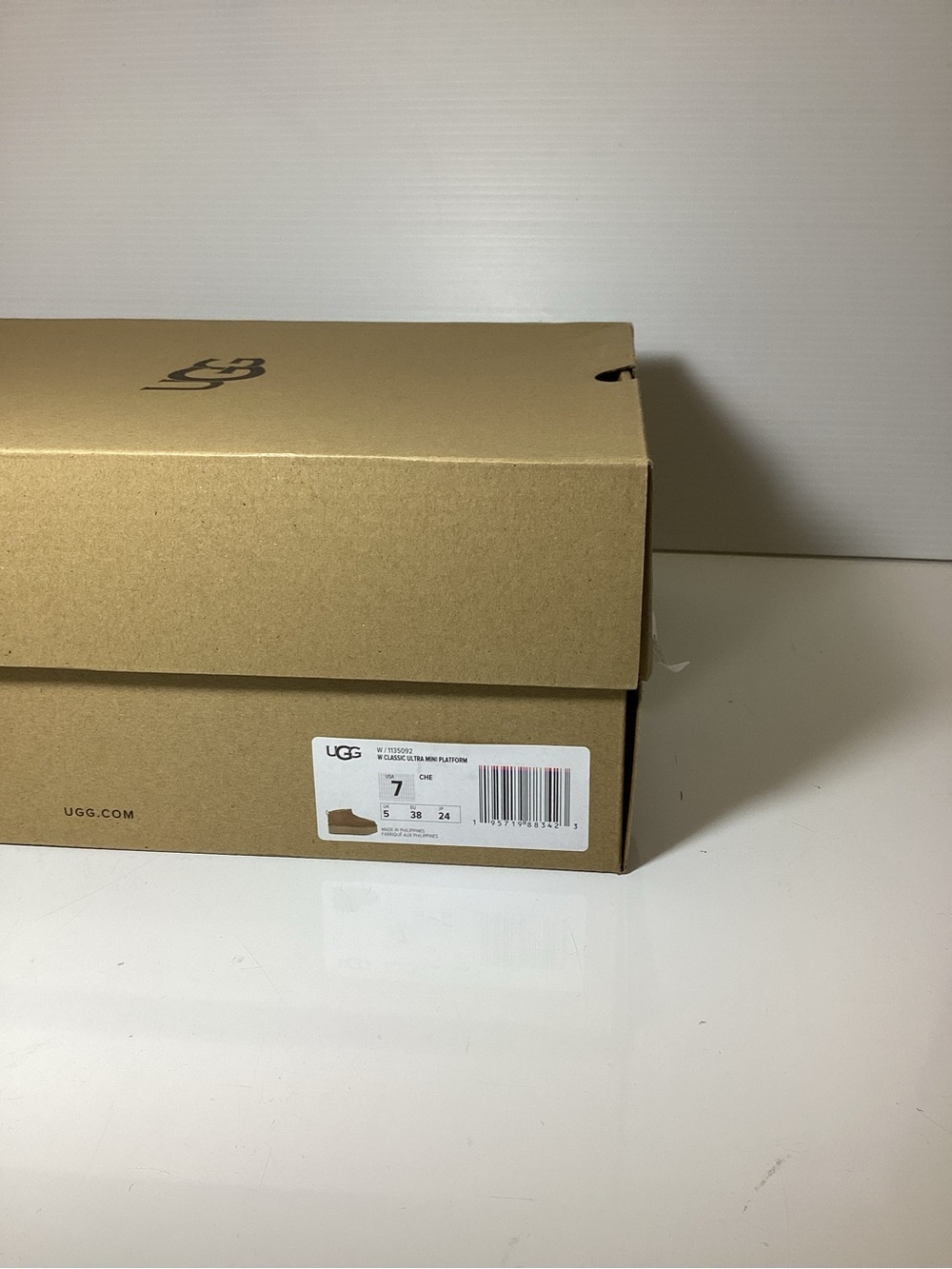 UGG Kids Chestnut Platform Suede Ankle Boot - Picture 11 of 11